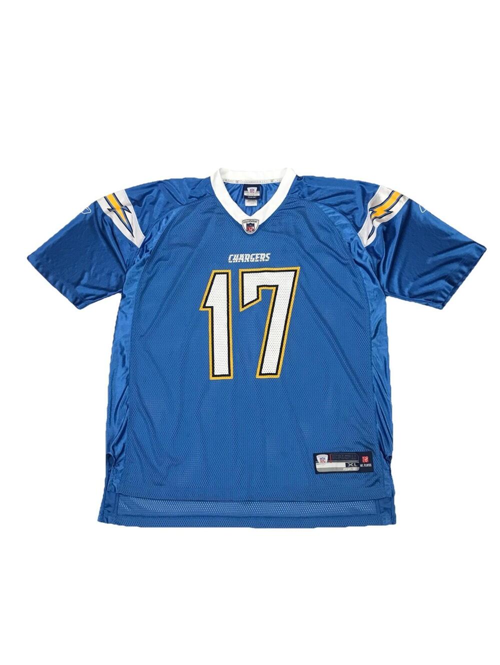 Reebok San Diego Chargers Philip Rivers Jersey Mens XL Blue LA Los Angeles NFL